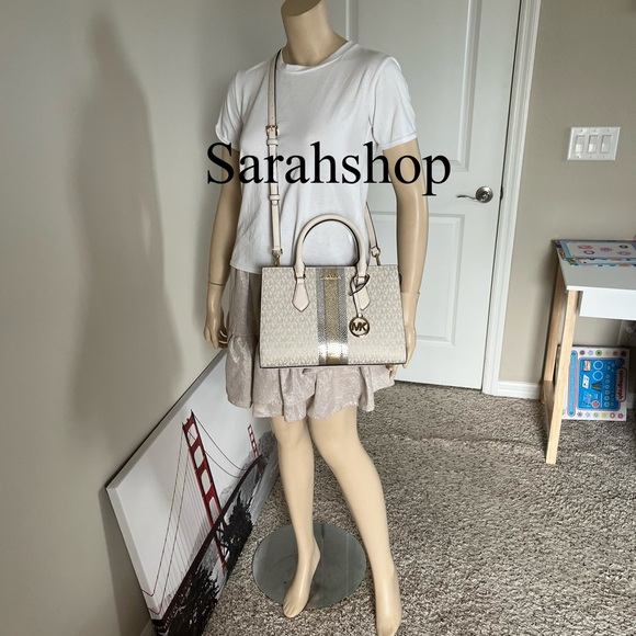 🌼Michael Kors Sheila Medium Corner Zip Satchel Set - Picture 9 of 16